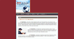 Desktop Screenshot of ecsworldwideexp.com